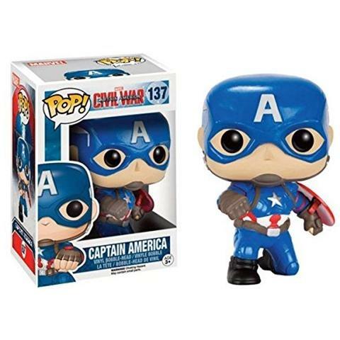 Funko POP! Marvel. Captain America 3. Civil War. Captain America Action Pose.