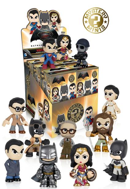 Funko Mystery Minis Blind Box. Batman Vs. Superman Display Case. 12