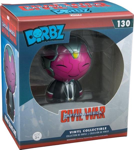 Funko Vinyl Dorbz. Marvel Vision in Suit Collectible Figure - 3