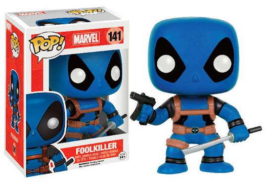 Funko Bobble Head Pop Culture Marvel Deadpool Foolkiller Figure - 3