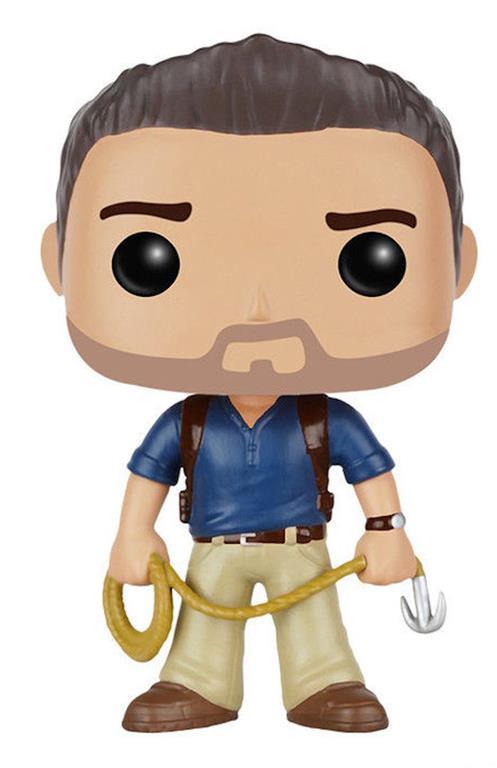 Funko POP! Games Uncharted. Nathan Drake Naughty Dog logo shirt