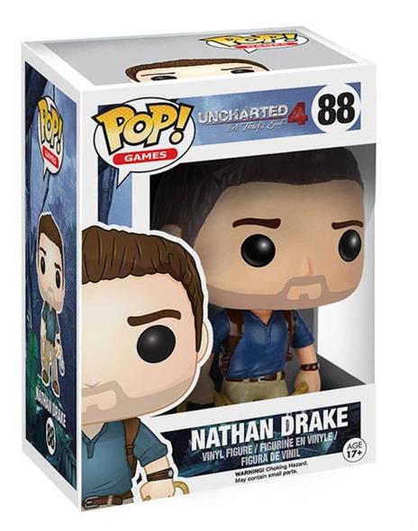 Funko POP! Games Uncharted. Nathan Drake Naughty Dog logo shirt - 4