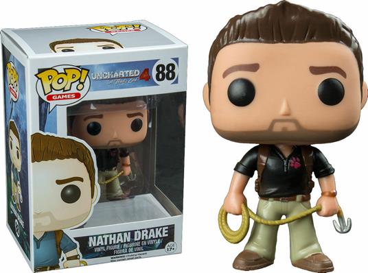 Funko POP! Games Uncharted. Nathan Drake Naughty Dog logo shirt - 5