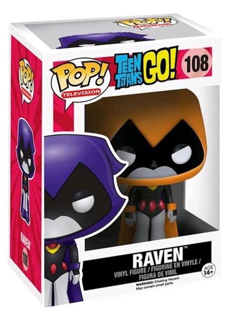 Funko POP! Television. Teen Titans Go! Raven. Orange Limited - 4