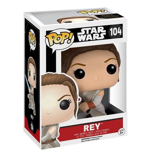 Funko POP! Star Wars Episode VII The Force Awakens. Rey Battle Pose with Lightsaber Bobble Head - 3