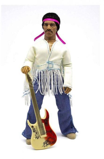 Jimi Hendrix Action Figura Woodstock Flocked 20 Cm Mego