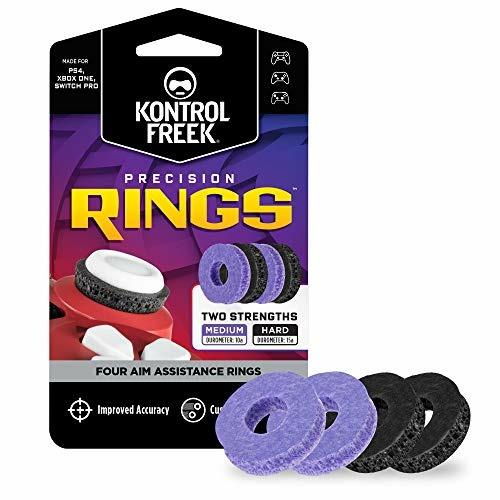 KontrolFreek Precision Rings   Controllo del movimento con mira assistita per PlayStation 4 (PS4), PlayStation 5 (PS5), Xbox One, Xbox Series X S, Switch Pro &amp; Scuf   resistenza medio / dura