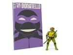 Tartarughe Ninja Bst Axn X Idw Action Figura & Comic Book Donatella Esclusiva 13 Cm The Loyal Subjects