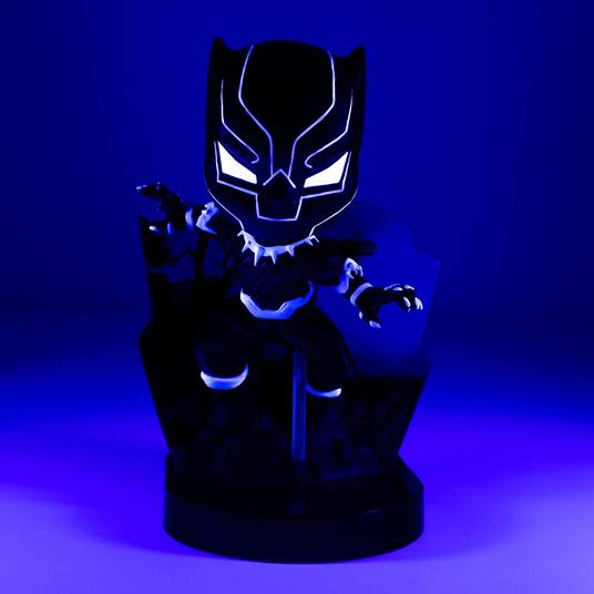 Marvel Superama Mini Diorama Black Panther (kinetic Energy) Sdcc Esclusiva 10 Cm The Loyal Subjects GU11148