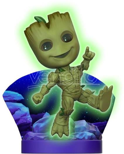 Marvel Superama Mini Diorama Groot Glow-in-the-dark Sdcc Esclusiva 10 Cm The Loyal Subjects