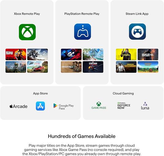 Backbone One 2nd Generation Classic Lightning Game Controller per Iphone Lightning Bianco - 3