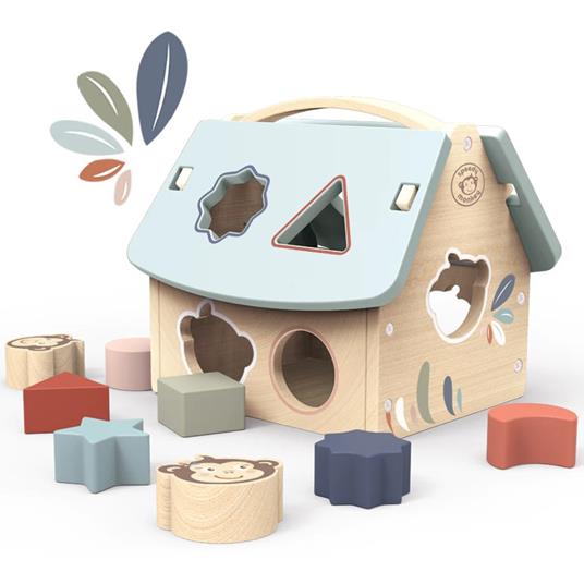 Casetta Con Formine Colorate Da Incastrare In Legno Speedy Monkey 1006