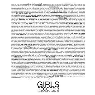 Father, Son, Holy Ghost - Vinile LP di Girls