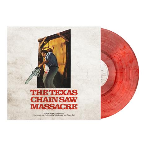 The Texas Chain Saw Massacre (Colonna Sonora) (LP Clear with blood red splatter gatefold with booklet) - Vinile LP