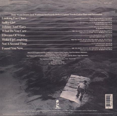 Clues (Limited Edition) - CD Audio di Robert Palmer - 2