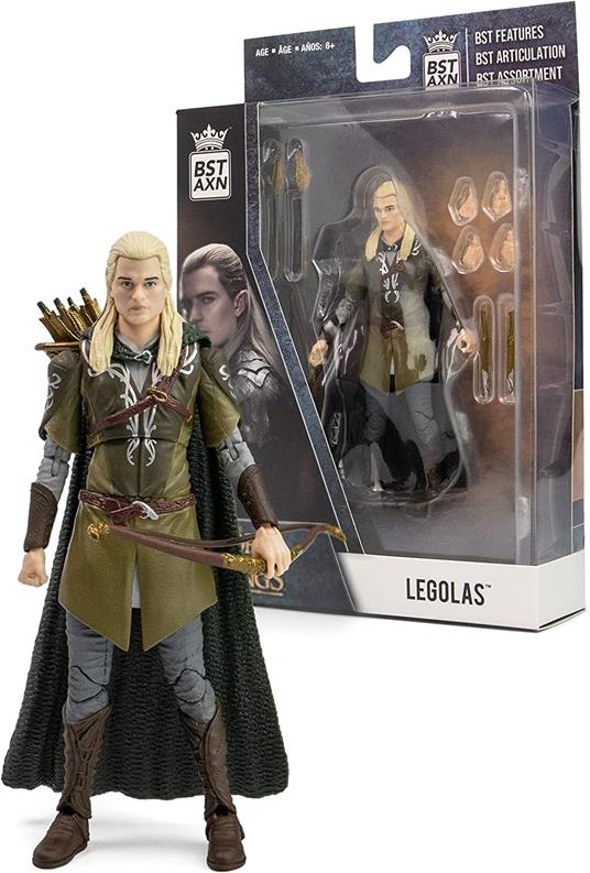 The Il Signore Degli Anelli Bst Axn Action Figura Legolas 13 Cm The Loyal Subjects - 4