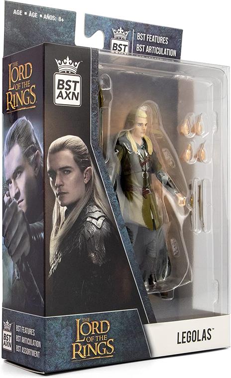 The Il Signore Degli Anelli Bst Axn Action Figura Legolas 13 Cm The Loyal Subjects - 5