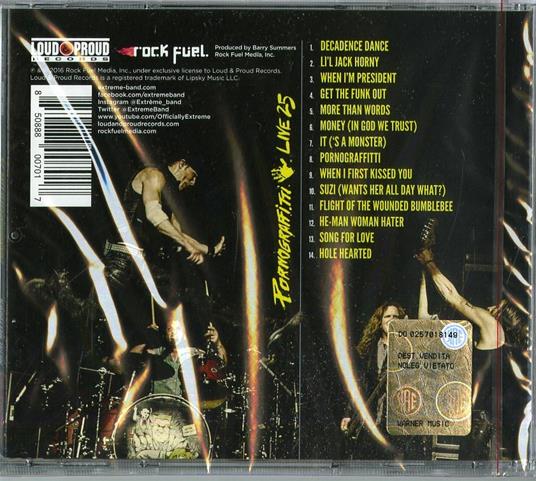 Pornograffitti Live 25. Metal Meltdown Live! - CD Audio di Extreme - 2