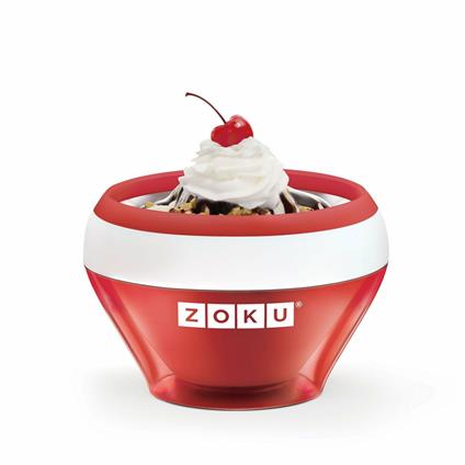 ice cream maker, coppa termica per gelato istantaneo qualità extra rosso