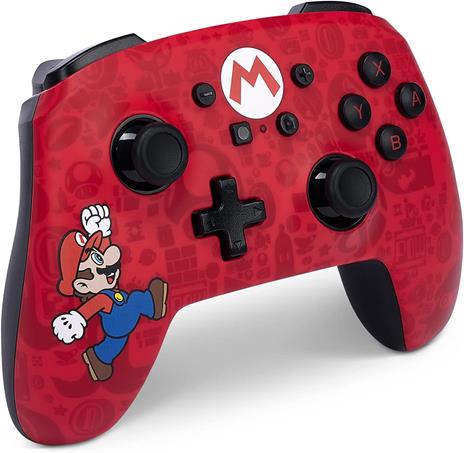PowerA 1525741-01 periferica di gioco Nero, Rosso Bluetooth/USB Gamepad Analogico Nintendo Switch - 3