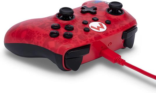 PowerA 1525741-01 periferica di gioco Nero, Rosso Bluetooth/USB Gamepad Analogico Nintendo Switch - 6