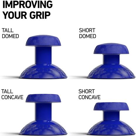 SCUF Instinct Pacchetto da 4 analogici intercambiabili, joystick sostitutivi solo per il controller ad alte prestazioni SCUF Instinct Pro per Xbox Series X S - Blu - 3