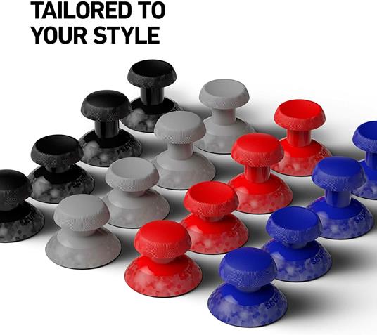 SCUF Instinct Pacchetto da 4 analogici intercambiabili, joystick sostitutivi solo per il controller ad alte prestazioni SCUF Instinct Pro per Xbox Series X S - Blu - 5