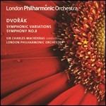 Variazioni sinfoniche - Sinfonia n.8 - CD Audio di Antonin Dvorak,London Philharmonic Orchestra,Sir Charles Mackerras