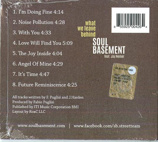 What We Leave Behind - CD Audio di Soul Basement - 2