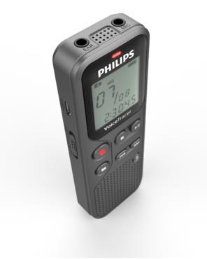 Philips 1000 series DVT1110 Memoria interna Grigio dittafono - 5