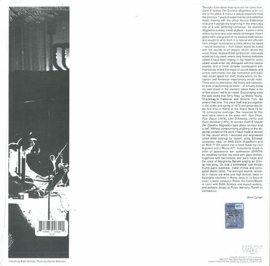 Canti e vedute del giardino magnetico - Vinile LP di Alvin Curran - 2