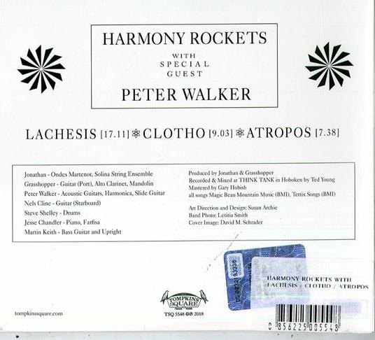Lachesis - Clotho - Atropos - CD Audio di Peter Walker,Harmony Rockets - 2