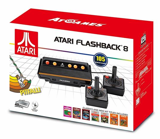 Atari Flashback 8 Nero, Arancione, Rosso - 4