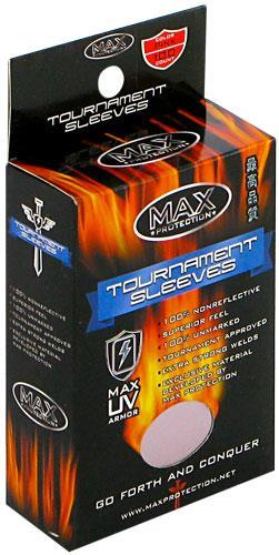 MAX PROTECTION Proteggi carte standard pacchetto da 100 bustine Tournament Sleeves Pink Silver - 6