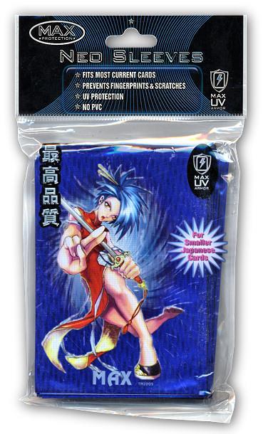 MAX PROTECTION Proteggi carte mini pacchetto da 50 bustine Kung Fu Girl-Blue