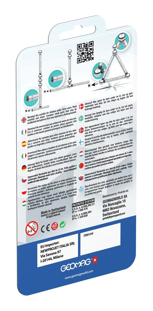 Geomag Pro-L GM016 giocattolo magnetico al neodimio 7 pezzo(i) Argento - 2
