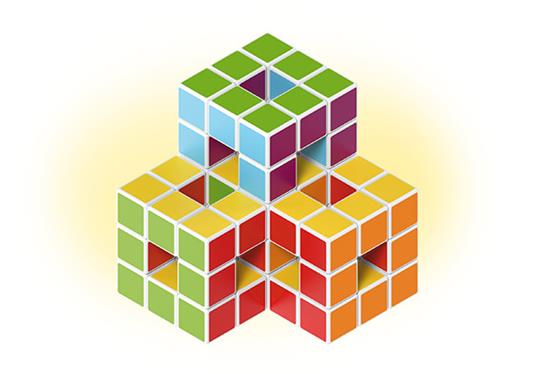 Geomag 129. Magicube. Free Building 64 Cubes - 7