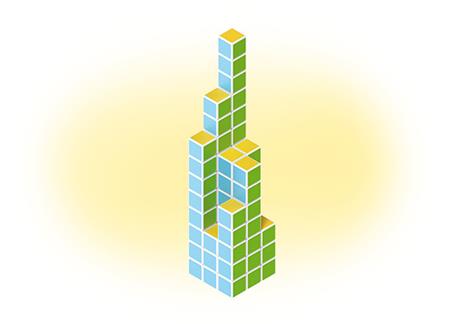 Geomag 129. Magicube. Free Building 64 Cubes - 9