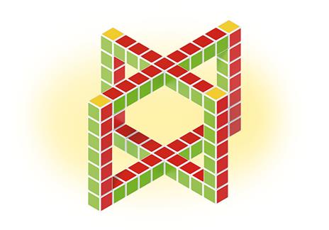 Geomag 129. Magicube. Free Building 64 Cubes - 10