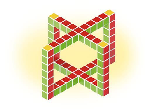 Geomag 129. Magicube. Free Building 64 Cubes - 10