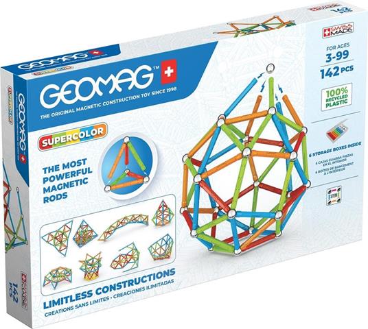 Geomag Super Color Recycled Neodymium magnet toy