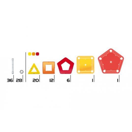 Geomag Panels. 104 pezzi - 6