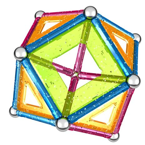 Geomag Panels Glitter. 44 pezzi - 6