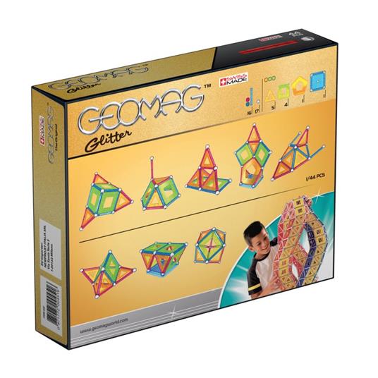 Geomag Panels Glitter. 44 pezzi - 8