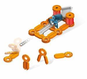 Geomag Mechanics GM771 giocattolo magnetico al neodimio 95 pezzo(i) Blu Arancione Rosso Argento - 3