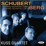 Quartetto per archi D887 / Quartetto per archi op.3 - CD Audio di Alban Berg,Franz Schubert,Kuss Quartet