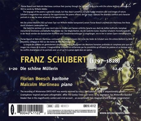 Die Schöne Müllerin - CD Audio di Franz Schubert,Malcolm Martineau,Florian Boesch - 2