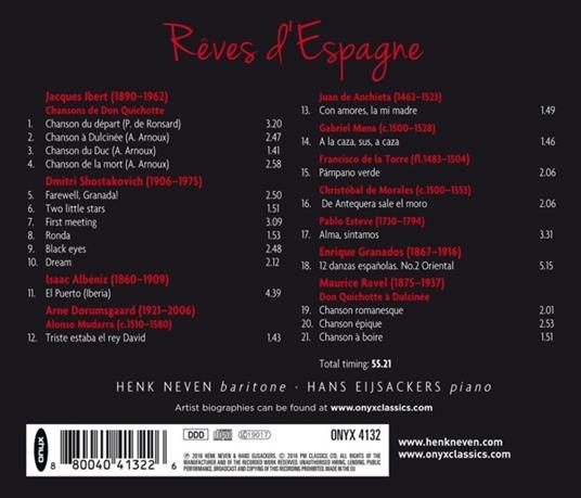 Chansons de Don Quichotte - CD Audio di Jacques Ibert - 2