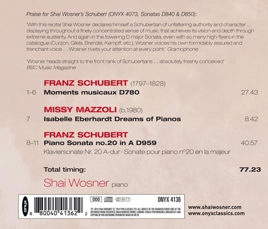 Momenti Musicali D780 nn.1-6 op.94 - CD Audio di Franz Schubert - 2