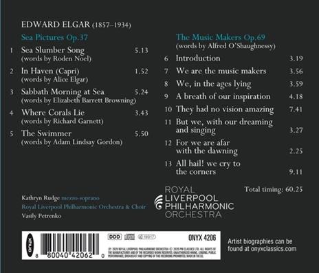 Sea Pictures - CD Audio di Edward Elgar - 2